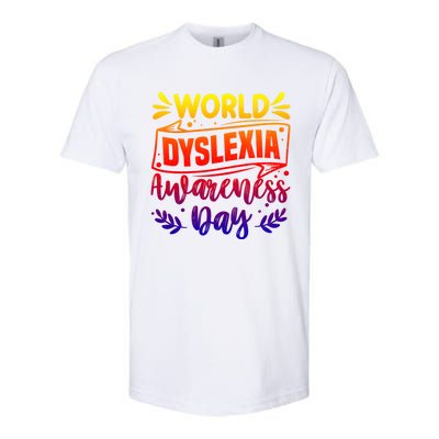 World Dyslexia Awareness Day Funny Graphic Gift Softstyle CVC T-Shirt