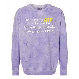 Wendigoon Don’T Ask The Atf Colorblast Crewneck Sweatshirt