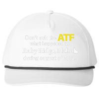 Wendigoon Don’T Ask The Atf Snapback Five-Panel Rope Hat