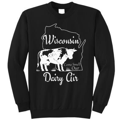 Wisconsin Dairy Air Humor Parody Clothing Sweatshirt