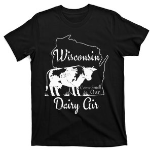 Wisconsin Dairy Air Humor Parody Clothing T-Shirt