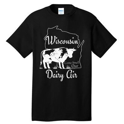 Wisconsin Dairy Air Humor Parody Clothing Tall T-Shirt