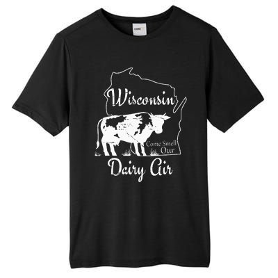 Wisconsin Dairy Air Humor Parody Clothing Tall Fusion ChromaSoft Performance T-Shirt