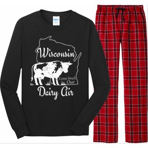 Wisconsin Dairy Air Humor Parody Clothing Long Sleeve Pajama Set