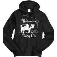 Wisconsin Dairy Air Humor Parody Clothing Tie Dye Hoodie