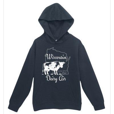 Wisconsin Dairy Air Humor Parody Clothing Urban Pullover Hoodie