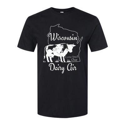 Wisconsin Dairy Air Humor Parody Clothing Softstyle® CVC T-Shirt