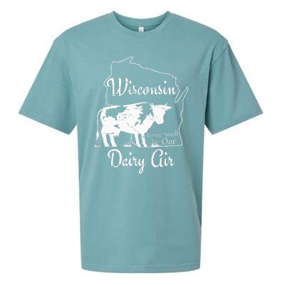 Wisconsin Dairy Air Humor Parody Clothing Sueded Cloud Jersey T-Shirt