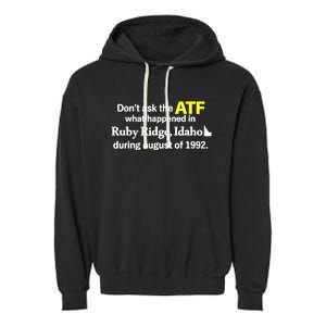 Wendigoon Don’T Ask The Atf Garment-Dyed Fleece Hoodie