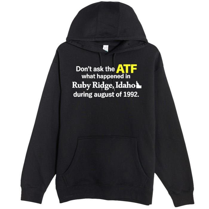 Wendigoon Don’T Ask The Atf Premium Pullover Hoodie