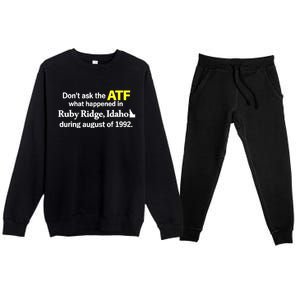 Wendigoon Don’T Ask The Atf Premium Crewneck Sweatsuit Set