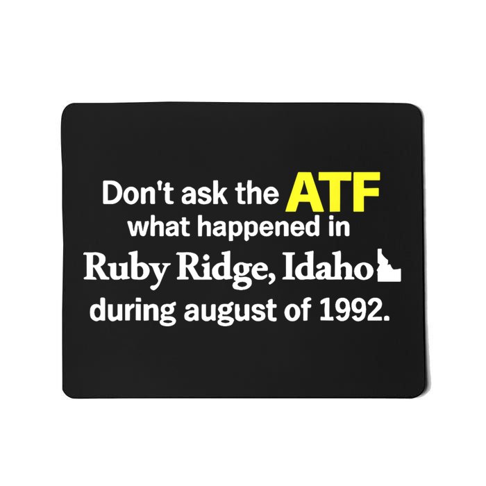 Wendigoon Don’T Ask The Atf Mousepad