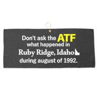 Wendigoon Don’T Ask The Atf Large Microfiber Waffle Golf Towel
