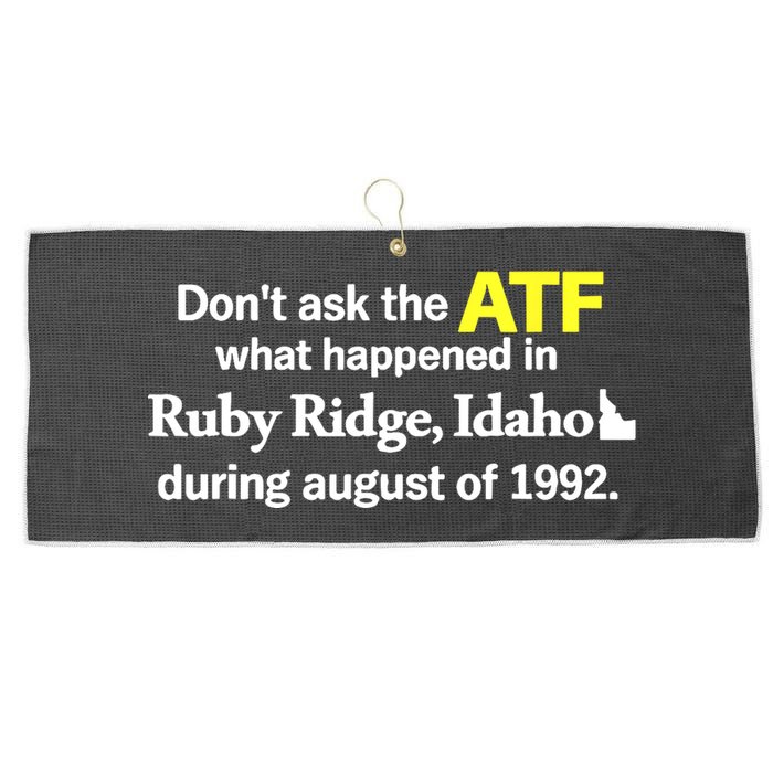 Wendigoon Don’T Ask The Atf Large Microfiber Waffle Golf Towel