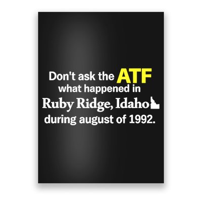Wendigoon Don’T Ask The Atf Poster