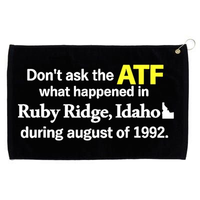 Wendigoon Don’T Ask The Atf Grommeted Golf Towel