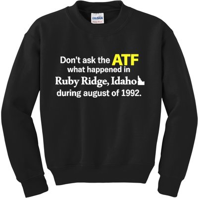 Wendigoon Don’T Ask The Atf Kids Sweatshirt