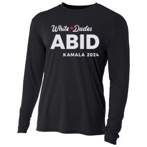 White Dudes Abide Kamala 2024 Cooling Performance Long Sleeve Crew