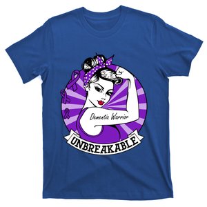 Wo Detia Alzheimer's Warrior Unbreakable Cool Gift T-Shirt