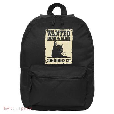 Wanted Dead And Alive SchrodingerS Cat 16 in Basic Backpack
