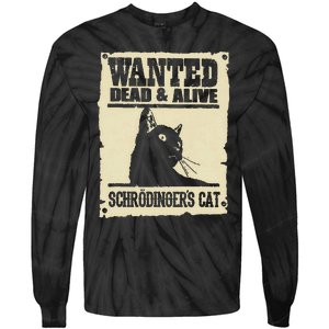 Wanted Dead And Alive SchrodingerS Cat Tie-Dye Long Sleeve Shirt