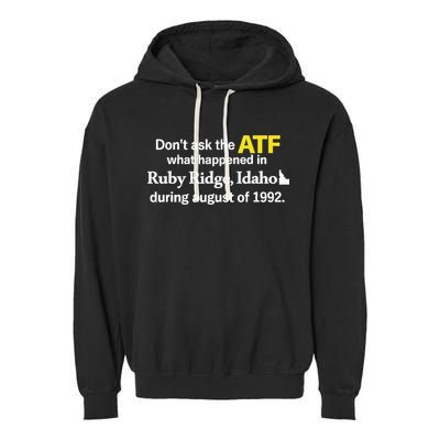 Wendigoon Don’T Ask The Atf Garment-Dyed Fleece Hoodie