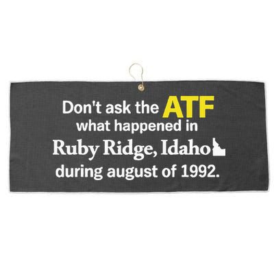 Wendigoon Don’T Ask The Atf Large Microfiber Waffle Golf Towel
