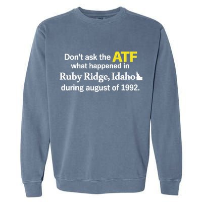 Wendigoon Don’T Ask The Atf Garment-Dyed Sweatshirt