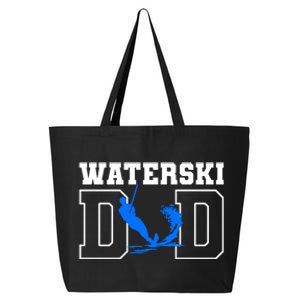 Waterski Dad Athletes Water Skiing Wakeboarding Gift 25L Jumbo Tote