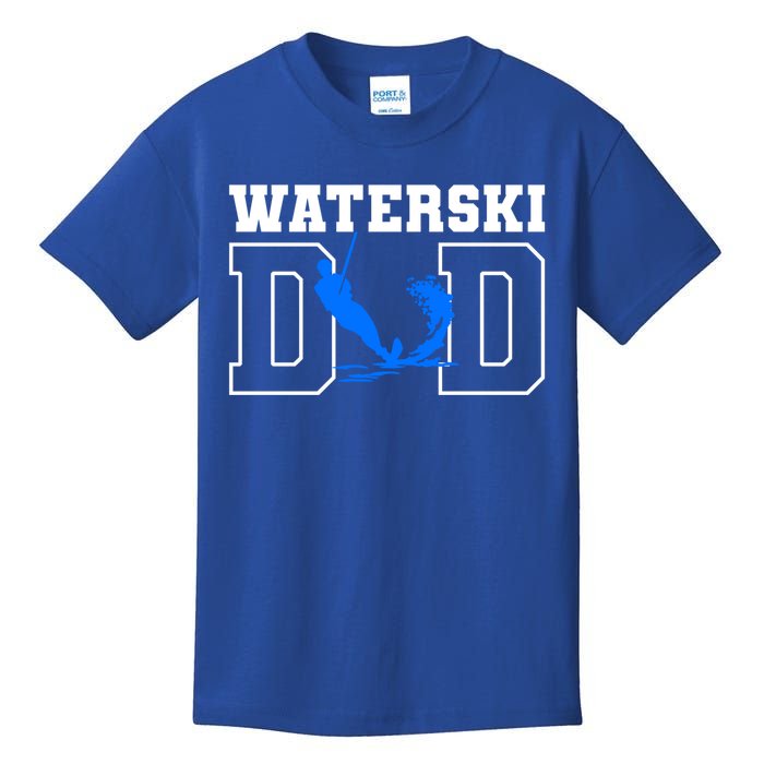 Waterski Dad Athletes Water Skiing Wakeboarding Gift Kids T-Shirt