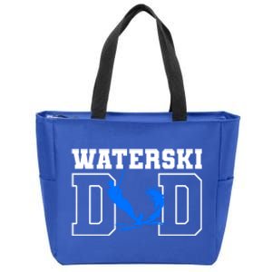 Waterski Dad Athletes Water Skiing Wakeboarding Gift Zip Tote Bag