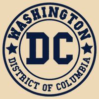 Washington Dc Athletic Throwback Drawstring Bag