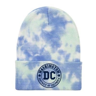 Washington Dc Athletic Throwback Tie Dye 12in Knit Beanie