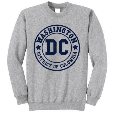 Washington Dc Athletic Throwback Tall Sweatshirt