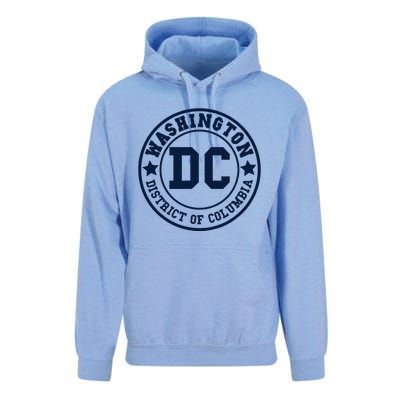 Washington Dc Athletic Throwback Unisex Surf Hoodie