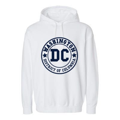 Washington Dc Athletic Throwback Garment-Dyed Fleece Hoodie