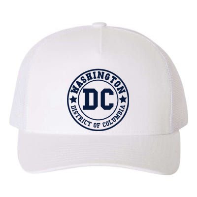 Washington Dc Athletic Throwback Yupoong Adult 5-Panel Trucker Hat