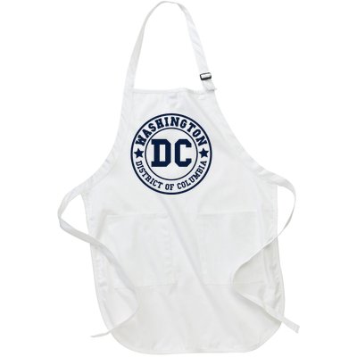 Washington Dc Athletic Throwback Full-Length Apron With Pockets