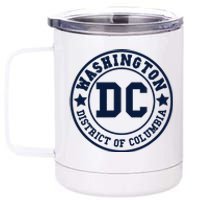 Washington Dc Athletic Throwback 12 oz Stainless Steel Tumbler Cup