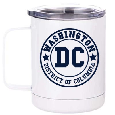 Washington Dc Athletic Throwback 12 oz Stainless Steel Tumbler Cup