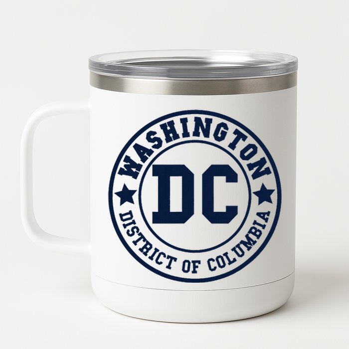 Washington Dc Athletic Throwback 12 oz Stainless Steel Tumbler Cup