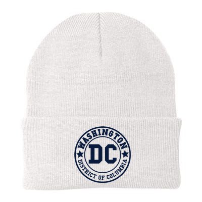 Washington Dc Athletic Throwback Knit Cap Winter Beanie