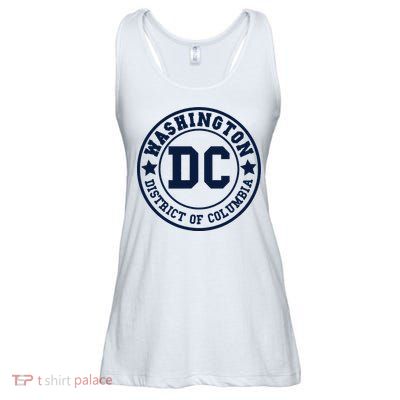 Washington Dc Athletic Throwback Ladies Essential Flowy Tank