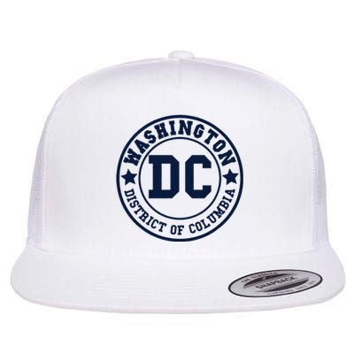 Washington Dc Athletic Throwback Flat Bill Trucker Hat