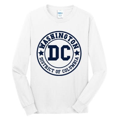 Washington Dc Athletic Throwback Tall Long Sleeve T-Shirt