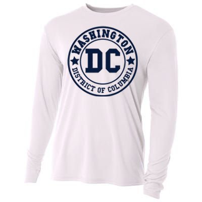 Washington Dc Athletic Throwback Cooling Performance Long Sleeve Crew