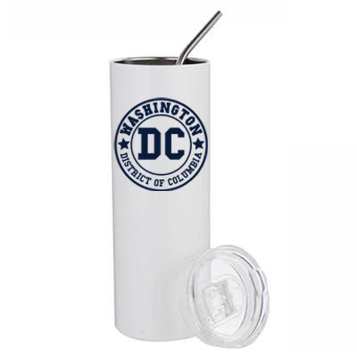 Washington Dc Athletic Throwback Stainless Steel Tumbler