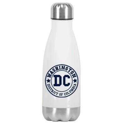 Washington Dc Athletic Throwback Stainless Steel Insulated Water Bottle