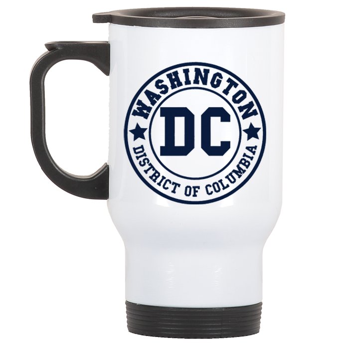 Washington Dc Athletic Throwback Stainless Steel Travel Mug