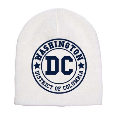 Washington Dc Athletic Throwback Short Acrylic Beanie